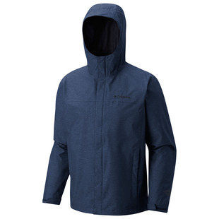 Columbia Mens Diablo Creek Rain Shell Jacket Carbon Sportpursuit.c