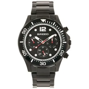 Breed Mens Holden Chronograph Watch Silver Sportpursuit