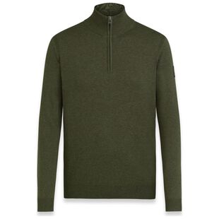 Belstaff Mens Bay Half Zip Pullover Salvia Sportpursuit