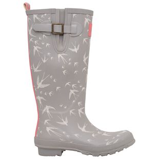 Brakeburn Womens Birds Wellingtons Grey Sportpursuit