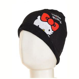 Black hello kitty beanie new arrivals