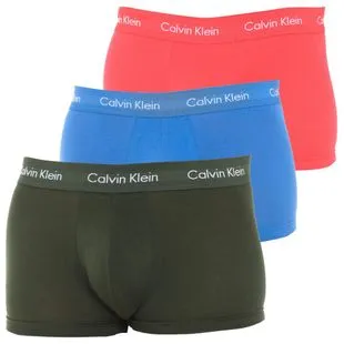 Mens Calvin Klein black Cotton Stretch Boxer Briefs (Pack of 3) | Harrods UK