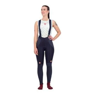 Castelli Womens Sorpasso Ros Bib Tights Blue Sportpursuit