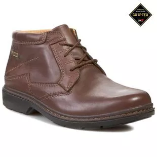 Clarks Mens Rockie Hi GTX Leather Shoes Ebony Sportpursuit