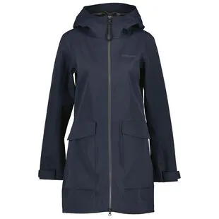 Didriksons Womens Dagny Parka Atlantic Blue Sportpursuit