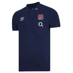 Small Canterbury England Rugby Cotton Training Polo Shirt