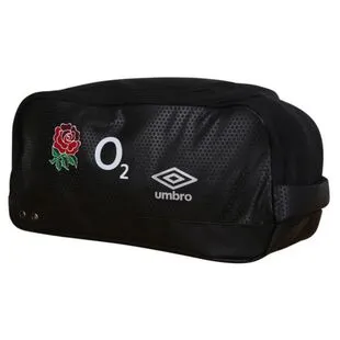 England Rugby Elite Pro Training Bootbag Black Silver Sportpursuit