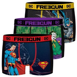 Freegun Girls Justice League Superman Boxers (Blue