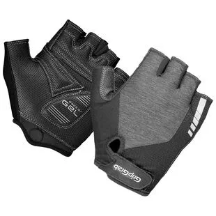 Gripgrab Womens ProGel Padded Summer Fingerless Gloves Grey Sportp