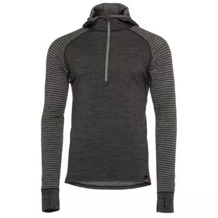 Isobaa mens merino 200 zip neck hoodie best sale