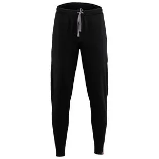 Plain black joggers mens top