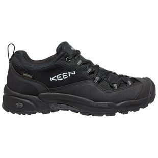 Keen Womens Wasatch Crest WP Waterproof Hiking Shoes Black Blue Glass