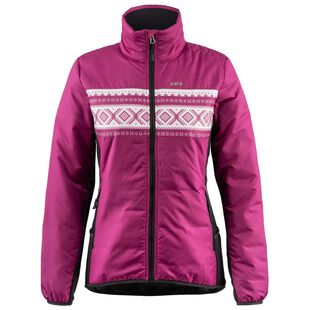 LouisGarneau Womens E Endurance Mist Jacket Wild Dark Pink Snowflake