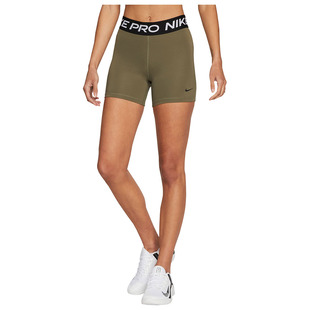 Nike Womens Pro 365 5 Inch Shorts (Medium Olive/Black/Black) | Sportpu