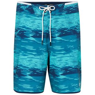 Oakley Mens Water 19 Board Shorts Blue Water Print Sportpursuit