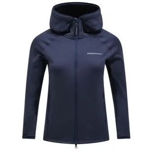 Super.Natural Womens Essential Zip Hoodie Blue Iris Melange Sportp