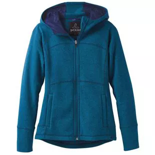 prAna Womens Rockaway Fleece Jacket Cast Blue Sportpursuit