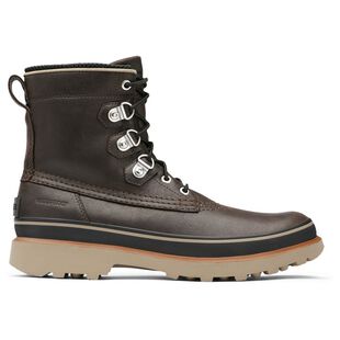 Sorel Mens Caribou Street WP Boots Blackened Brown Black Sportpurs