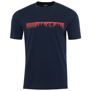 Sportpursuit Mens Outline T-Shirt (Navy) | Sportpursuit.com