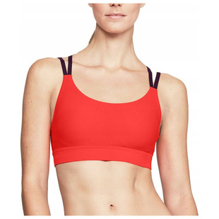 Under Armour Womens Vanish Low Sports Bra Neon Coral