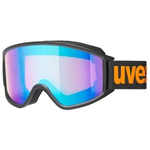 Uvex Contest FM Ski Goggles (Black/Blue) | Sportpursuit.com