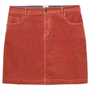 White stuff clocktower cord skirt red on sale