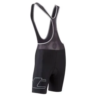 Tenn Womens Coolflo 8 Panel Padded Cycling Bib Shorts Black Sportp