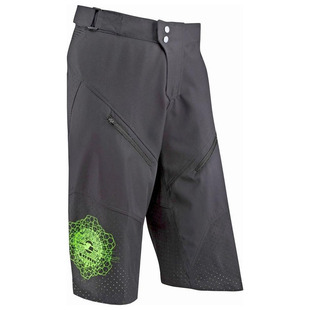 Tenn Mens Breeze MTB Off Road 3 4 Length Shorts Black