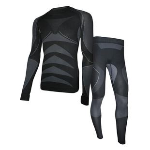 Haster Mens Dry Climate Clothing Set (Black/Grey) | Sportpursuit.com