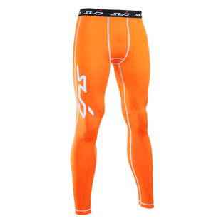 Mens orange on sale compression pants