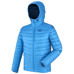 Millet Mens Heel Lift K Hooded Down Jacket Electric Blue Sportpurs