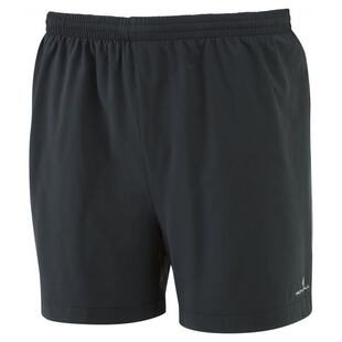 Ronhill Mens Pursuit Square Cut Shorts (Black) | Sportpursuit.com