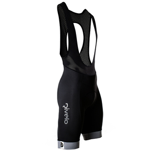 Rivelo Mens Honister Bib Shorts Black Charcoal Sportpursuit
