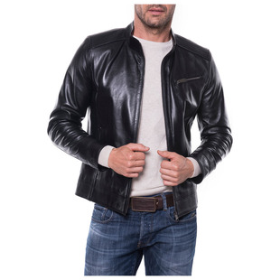 Sir Raymond Tailor Mens Hosel Leather Jacket Black Sportpursuit