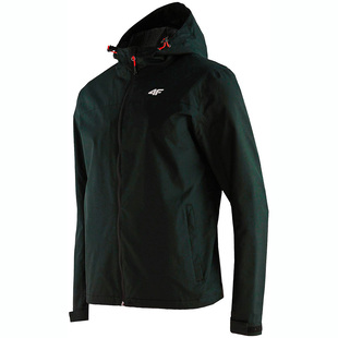 4F Mens Hooded Jacket (Black)