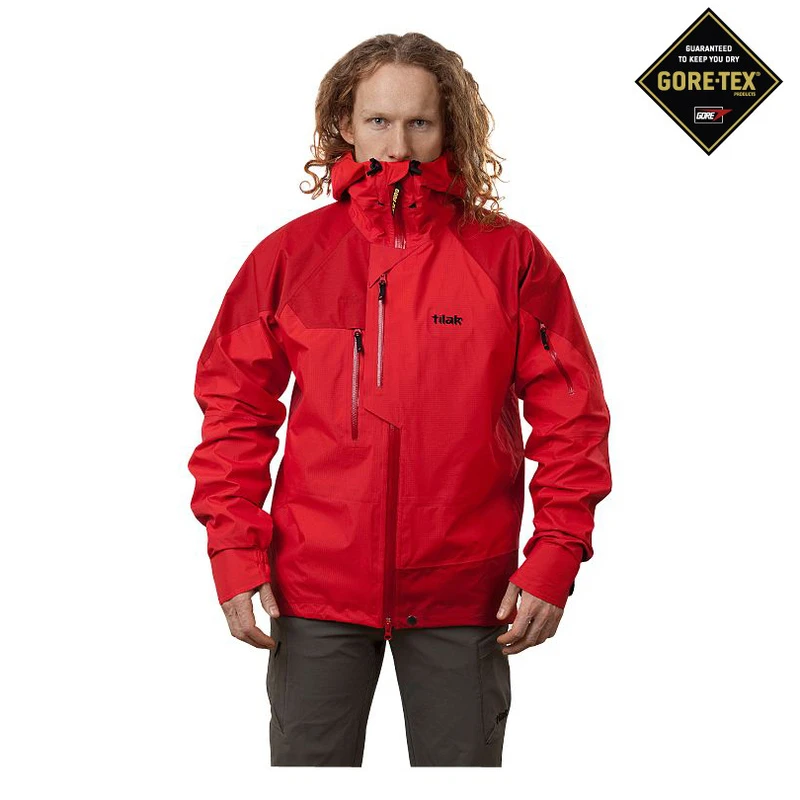Asgar Shell Mens Asgard PRO SHELL Jacket (Red/Dark Red)
