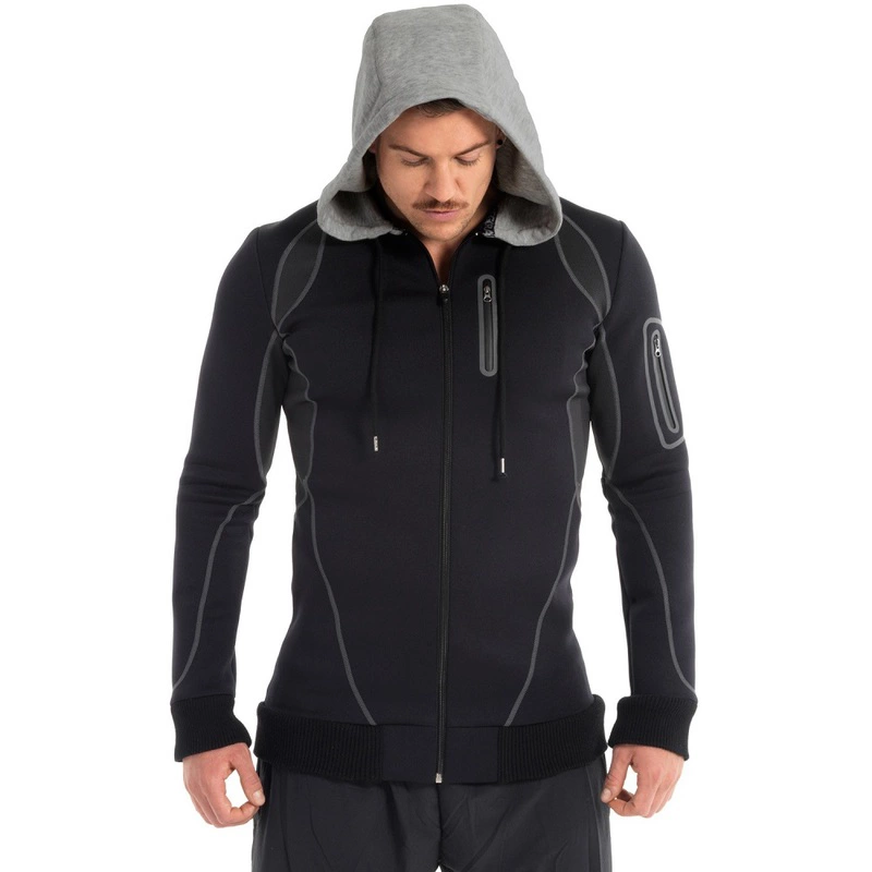 Hooded top blazer mens