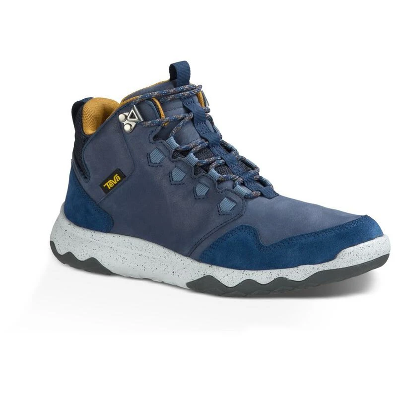 Teva Mens Arrowood Lux Mid Waterproof Boots Blue Sportpursuit