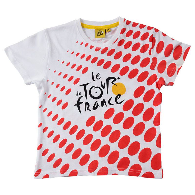 Tour De France Kids Official Tour De France T Shirt Polka Dot Spor
