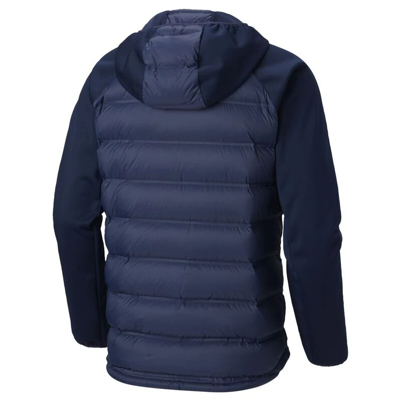 Columbia Mens Ramble Hybrid Hooded Down Jacket Collegiate Navy Sp