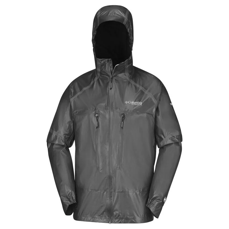 Columbia Mens OutDry EX Featherweight Shell Jacket Black Sportpurs