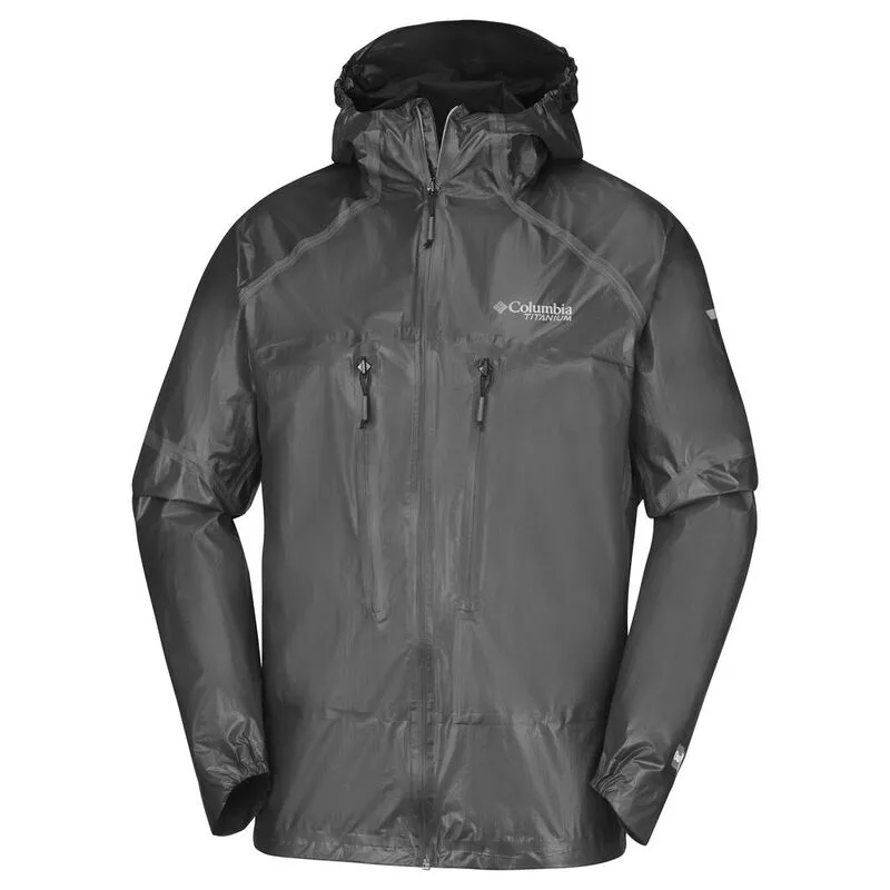 Columbia Mens OutDry EX Featherweight Shell Jacket Black Sportpurs