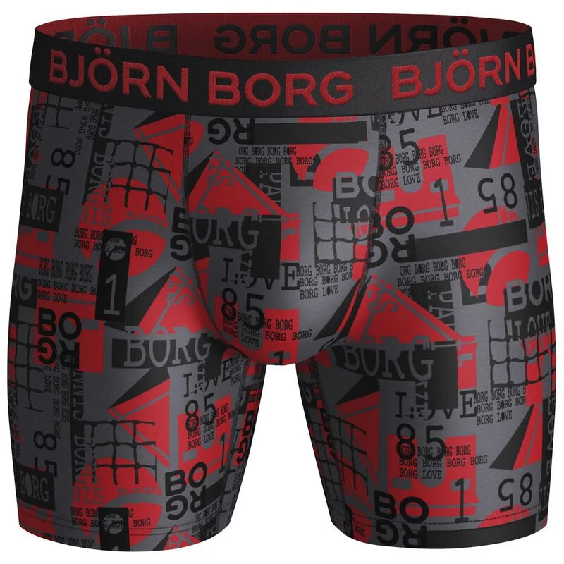 Bjorn Borg Mens Performance Borg Performance Love Underwear (2 Pack 
