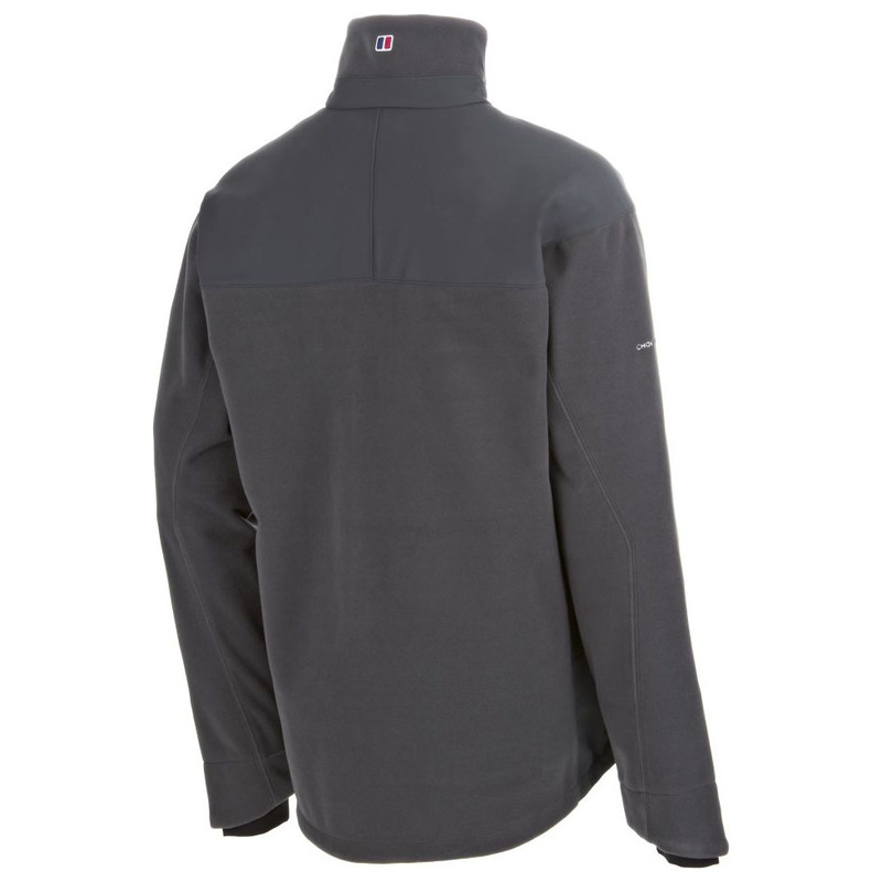 Berghaus Mens Choktoi II Windproof Fleece Jacket (Dark Grey/Dark Grey)