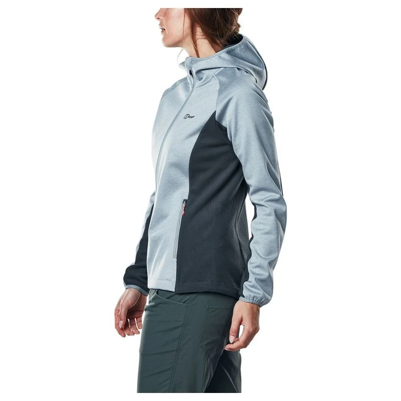 Berghaus Womens Fortress Windproof Fleece Jacket Trade Winds Marl Car