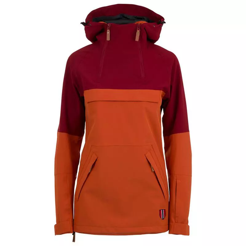 TwentyFour Womens Finse Ltd. Anorak Orange Rust Sportpursuit