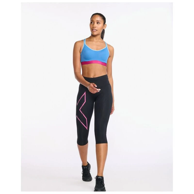 2XU Motion Hi Rise Compression Womens Long Running Tights - Blue – Start  Fitness