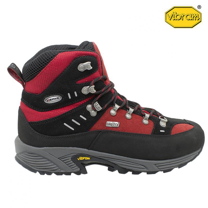 Kefas Mens Progress Hiking Boots (Red/Black)