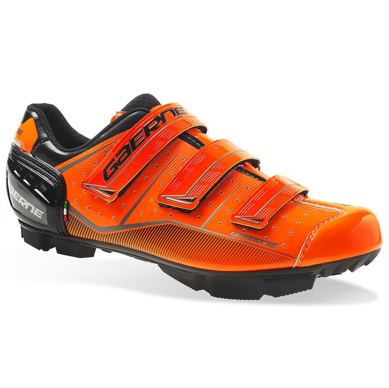 giro orange cycling shoes