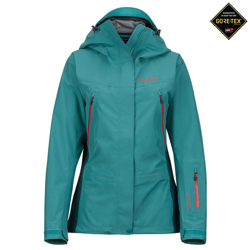 Marmot Womens Spire Ski Jacket (Patina Green/Deep Teal) | Sportpursuit